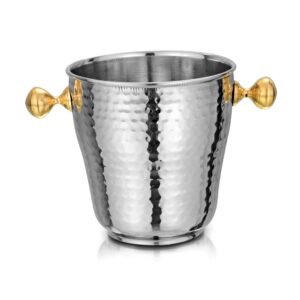 Ice Bucket - Brass Knob