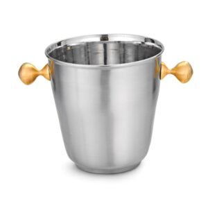 Ice Bucket - Brass Knob