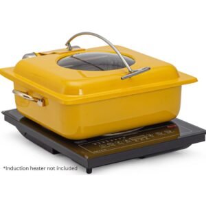 Square Dish Glass Window - Induction Base