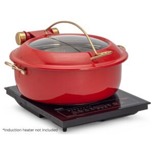 "Round Dish Glass Window - Induction Base