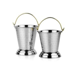 Serving Bucket - Golden Handle