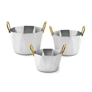 Hexagonal Tub - Brass Handle