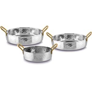 Octagonal Flat Pan - Golden Handle
