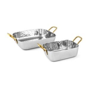 Rectangular Pan - Golden Handle