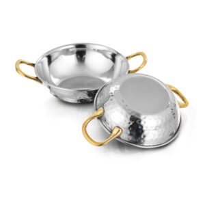 Serving Karahi - Welded Brass Handle