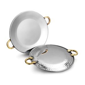 Serving Tawa - Welded Brass Handle