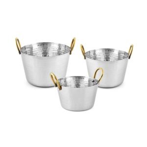 Round Tub - Brass Handle