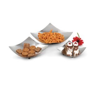 Square Platter with Legs