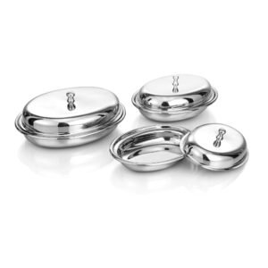 Oval Dish with Lid - Premium