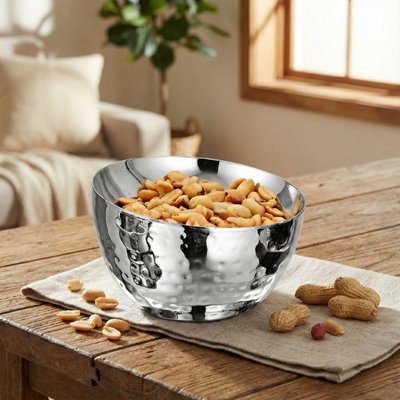 Stainless steel conical bowl