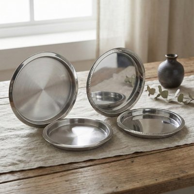 Stainless steel salver tray