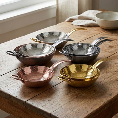 Stainless steel wok pan