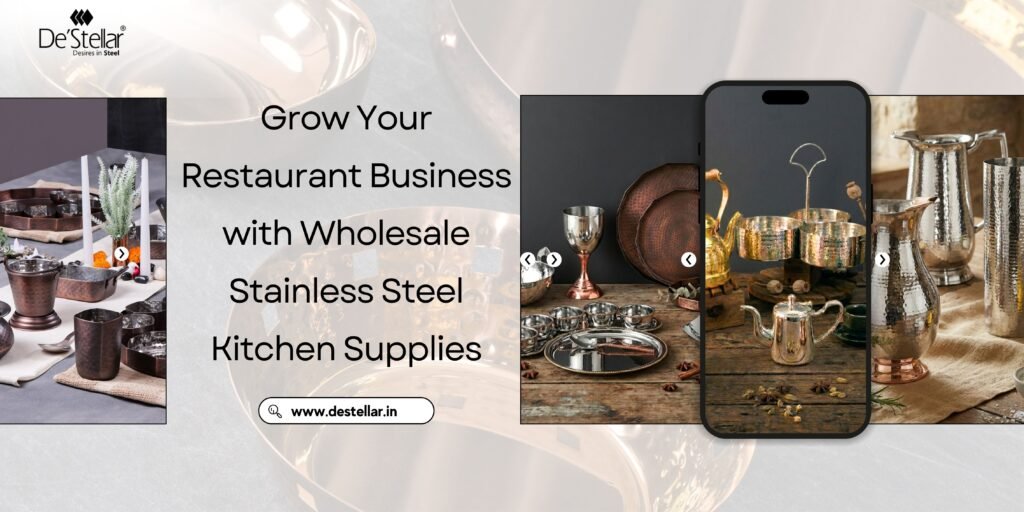 Grow Your Restaurant Business with Wholesale Stainless Steel Kitchen Supplies