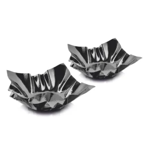 Display Platter Square – Gun Metal PVD Hammer