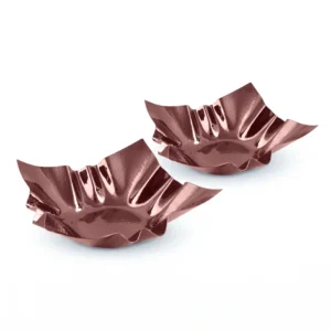 Display Platter Square – Rose Gold PVD Hammer