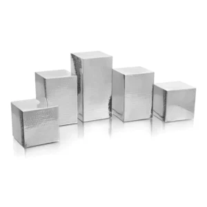 Display Riser Cubical – Stainless Steel Hammer