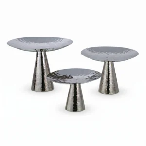 Display Riser Round Deep – Stainless Steel Hammer