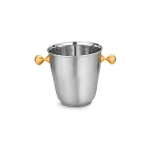 Ice Bucket – Brass Knob