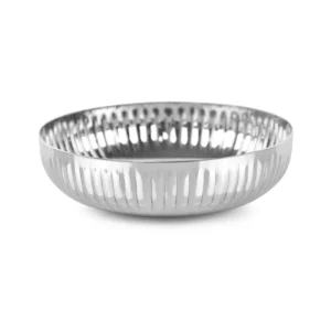 Jewel Halwa Plate – Stainless Steel Mirror