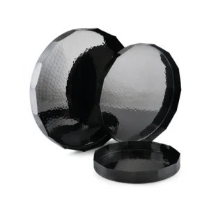 Octagonal Plate – Gun Metal PVD Hammer