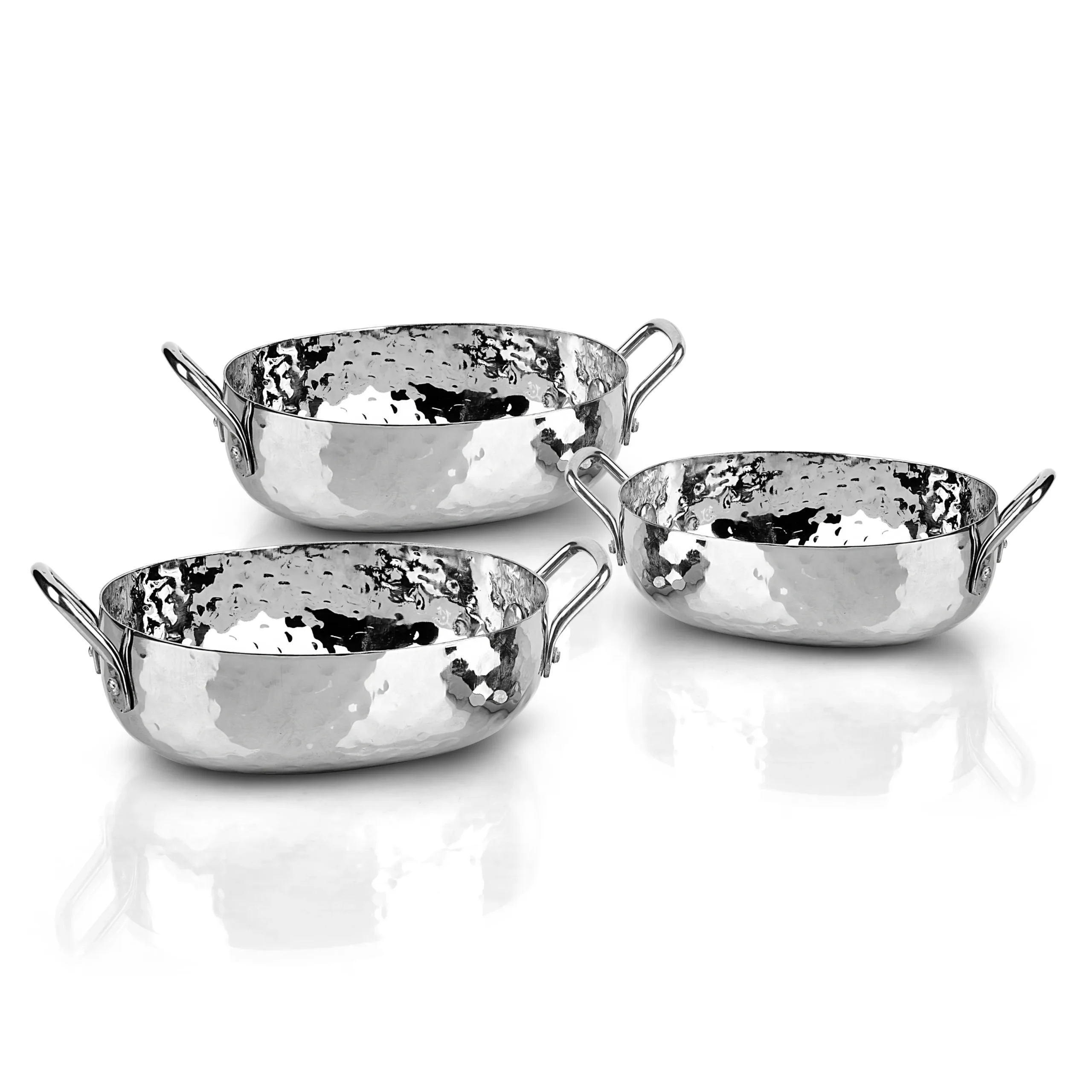 Oval Boat Pan - Ss Handle