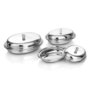 Oval Dish with Lid – Premium
