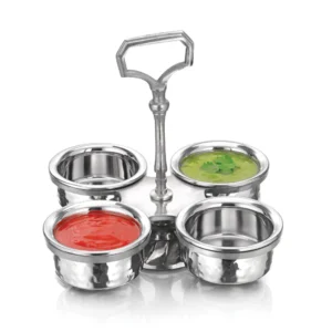 Pickle Dish Casting - 4 Comp't – Stainless Steel Hammer