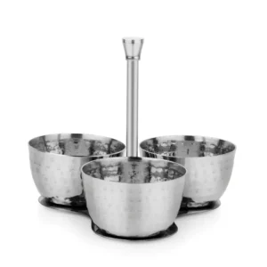 Pickle Dish Conical - 3 Comp't – Stainless Steel Hammer