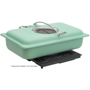 Rectangular Dish Glass Window - Induction Base – Stainless Steel Mirror