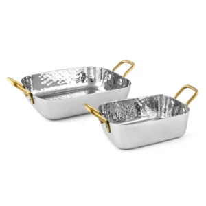 Rectangular Pan - Golden Handle