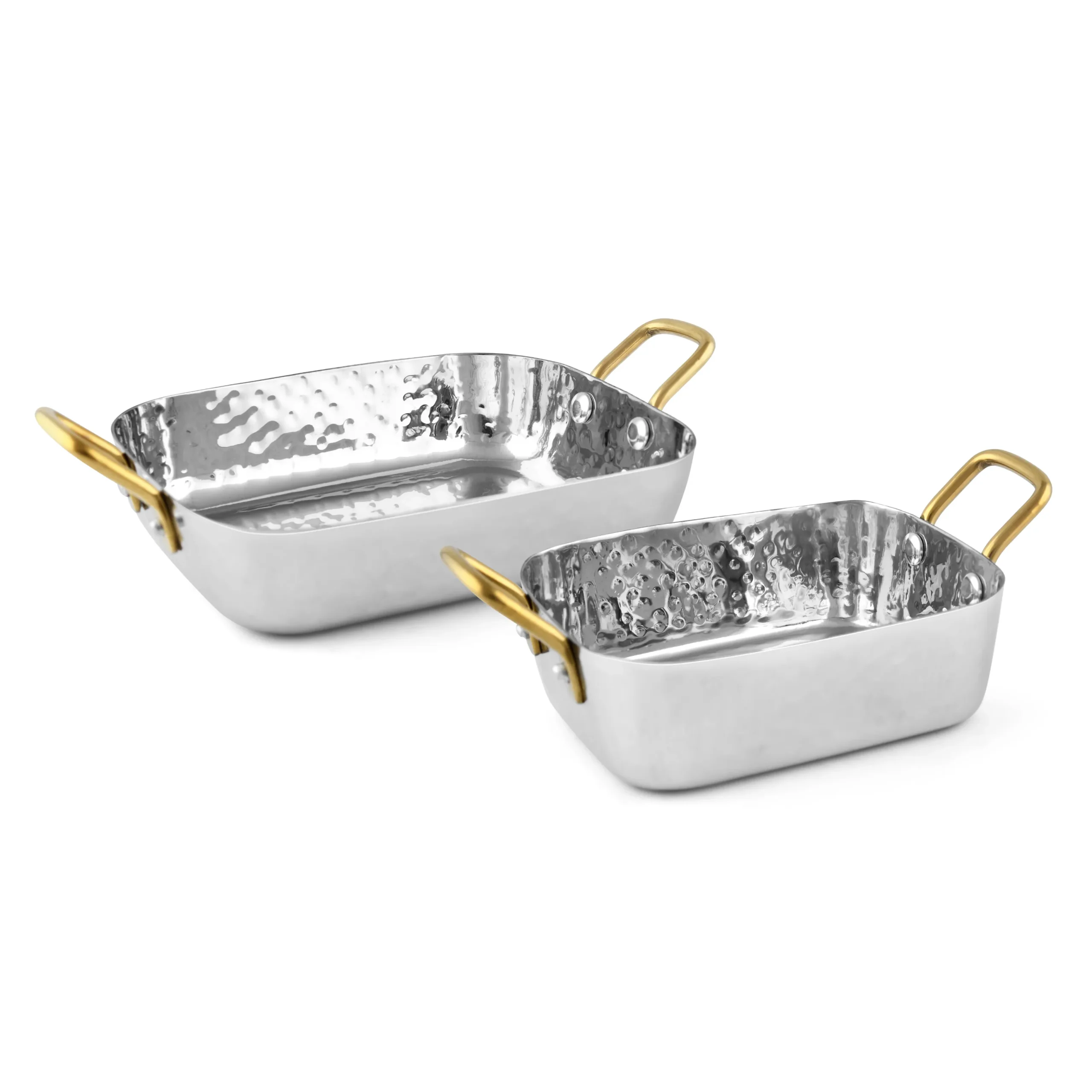 Rectangular Pan - Golden Handle