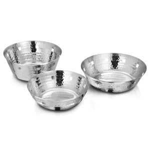 Round Bread Basket - Square Hole – Stainless Steel Hammer