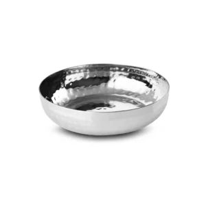 Round Halwa Plate - Premium – Stainless Steel Hammer
