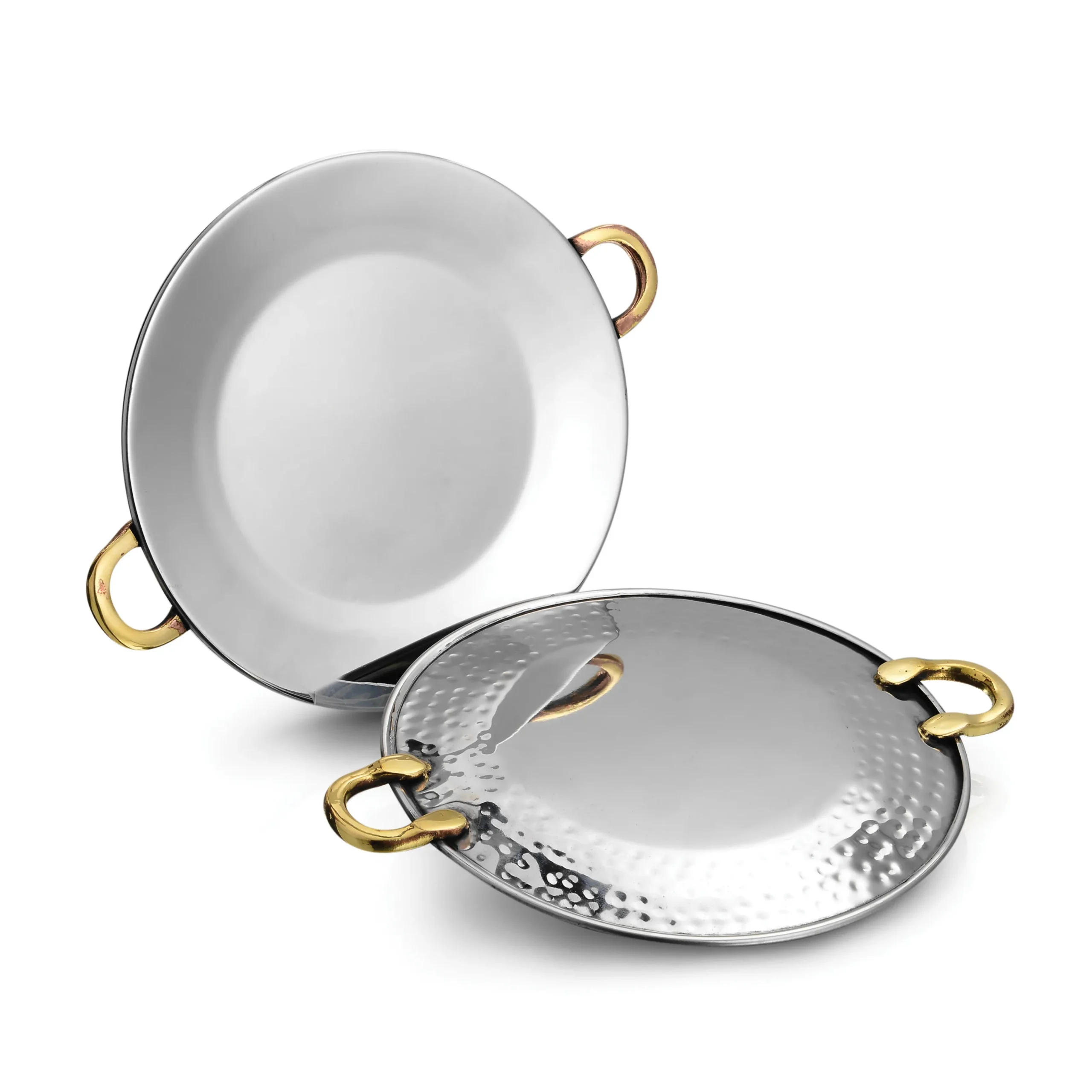 Serving Tawa - Welded Brass Handle