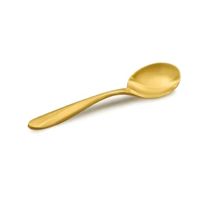 Soup Spoon – Gold PVD Hammer