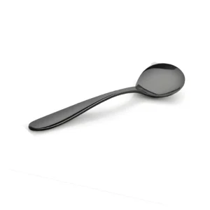 Soup Spoon – Gun Metal PVD Hammer