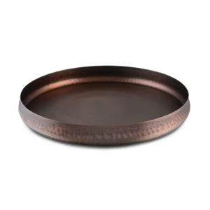 Sovereign Thali – Antique Copper Hammer
