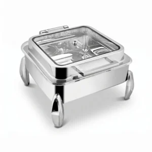 Square Dish Hydraulic Full Glass - Diamond Leg