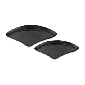 Triangular Platter Abstract – Gun Metal PVD Hammer