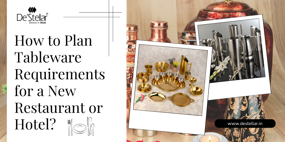How to Plan Tableware Requirements for a New Restaurant or Hotel?